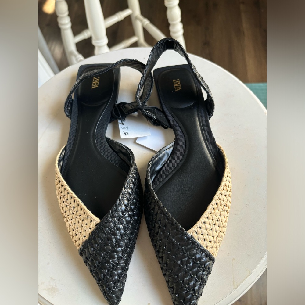 Zara Slingbacks. New with tag.